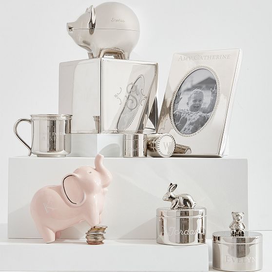 Silver Piggy Bank