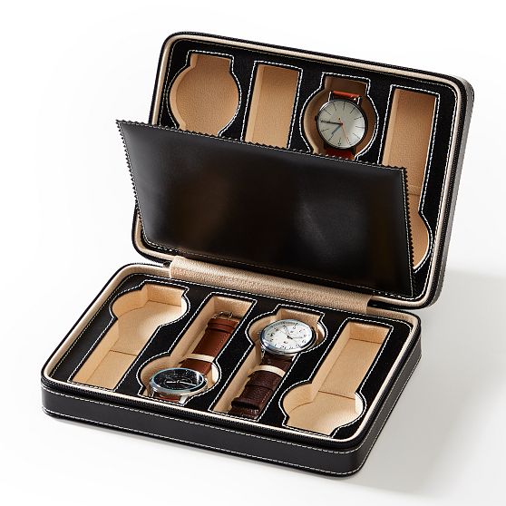 Travel Leather Watch Holder