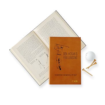 Leather-Bound &quot;Ben Hogan's 5 Golf Lessons&quot; Book