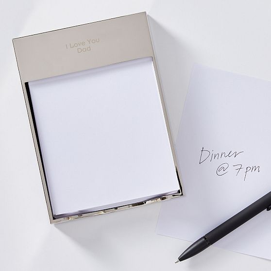 Silver Memo Tray