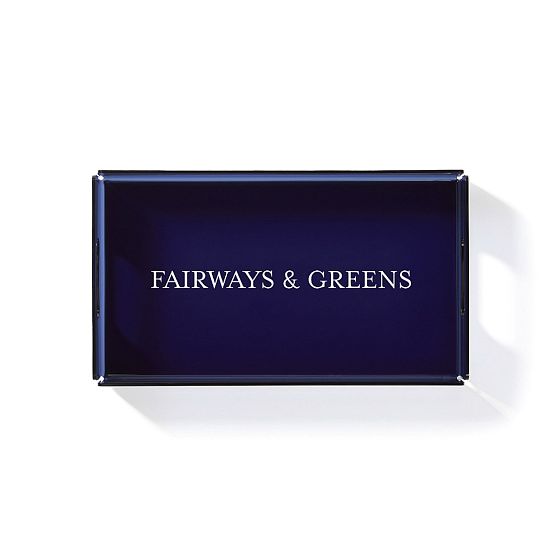 Navy Acrylic Serving Tray