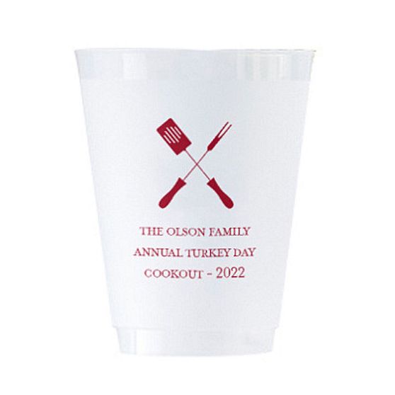 Plastic Party Cups, Set of 25