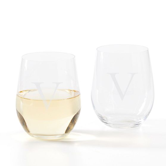 Riedel &quot;O&quot; Stemless Chardonnay Wine Glass, Set of 2