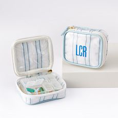 Clear Coated Travel Pill Organizer