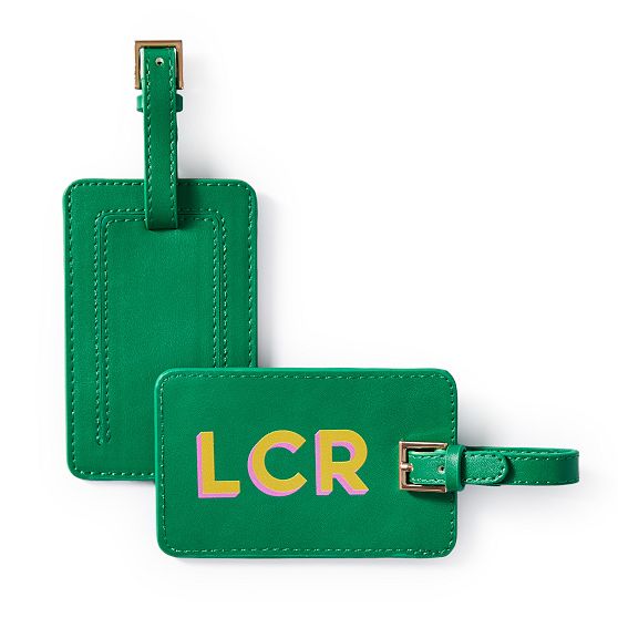 Fillmore Vegan Leather Luggage Tag