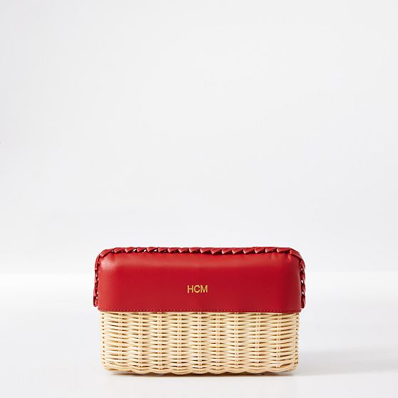 Seaside Wicker Clutch