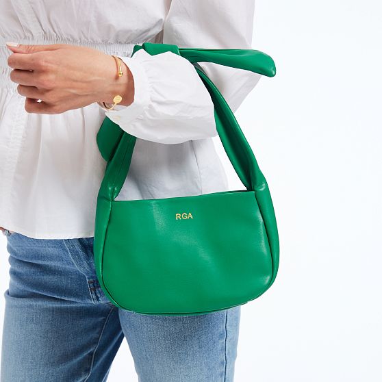 Vegan Leather Bow Bag