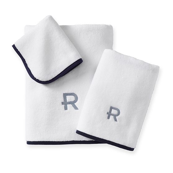 Hydrocotton Piped Border Bath Towel