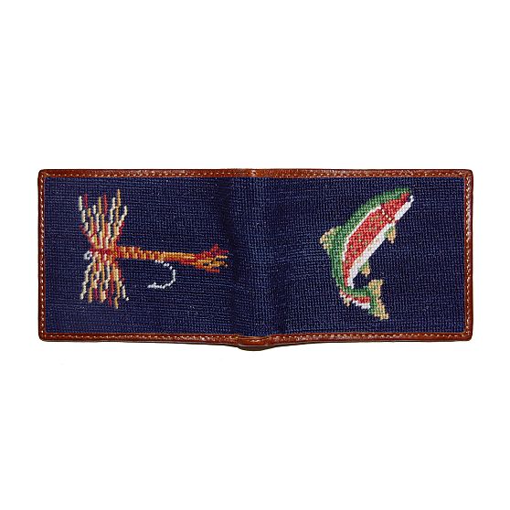 Smathers &amp; Branson Needlepoint Wallet