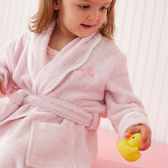 Kids Scalloped Bath Robe