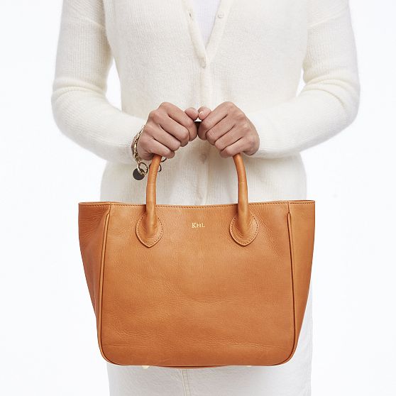 Elisabetta Leather Midi Handbag