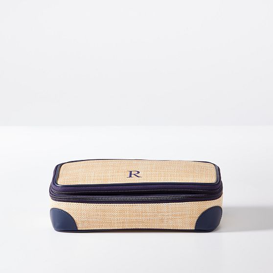 Montauk Raffia Makeup Pouch