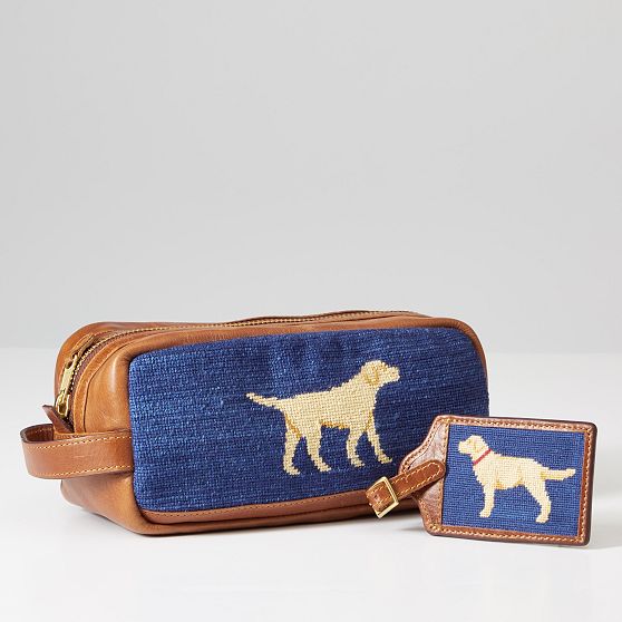 Smathers &amp; Branson Needlepoint Travel Pouch