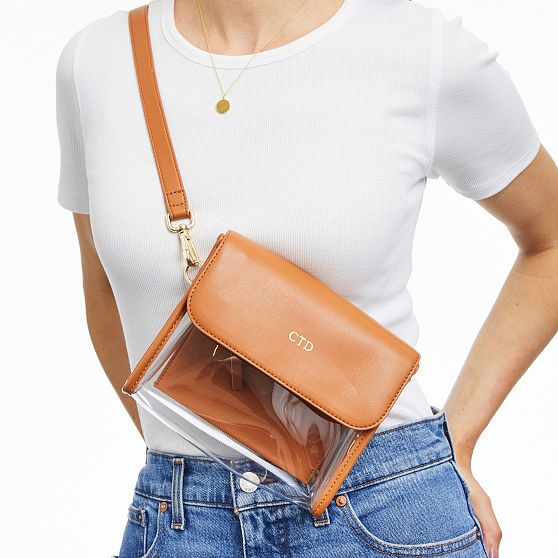 Clear Convertible Crossbody Bag