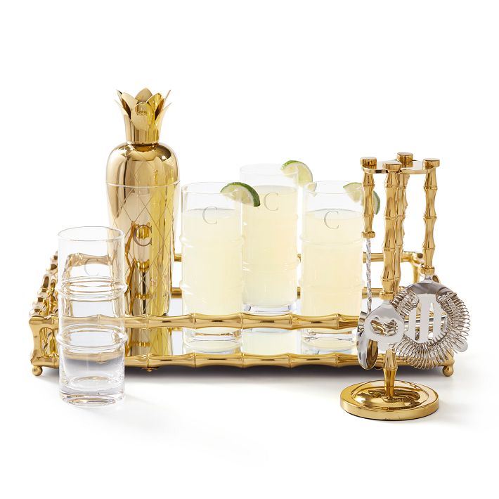 Gold Bamboo Bar Gift Set