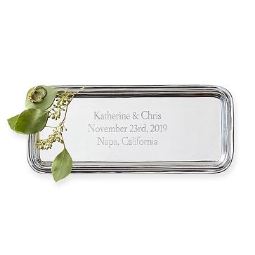 Skinny Silver Tray