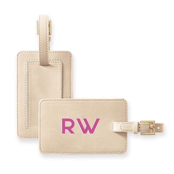 Fillmore Vegan Leather Luggage Tag