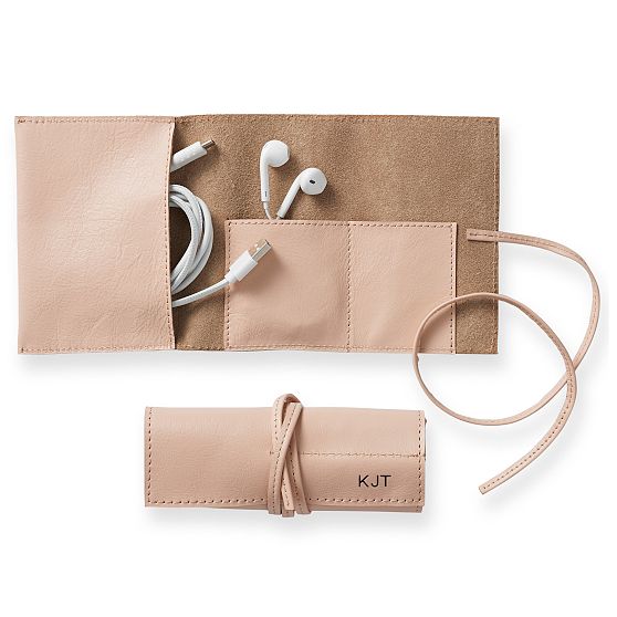 Leather Charger Roll Up