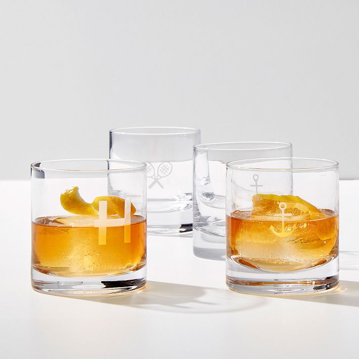 Classic Double Old Fashioned Glasses, Set of 4