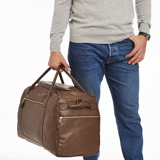 Harvey Leather Weekender