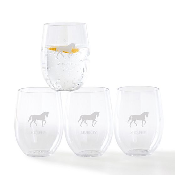 Outdoor Stemless Wine Glasses