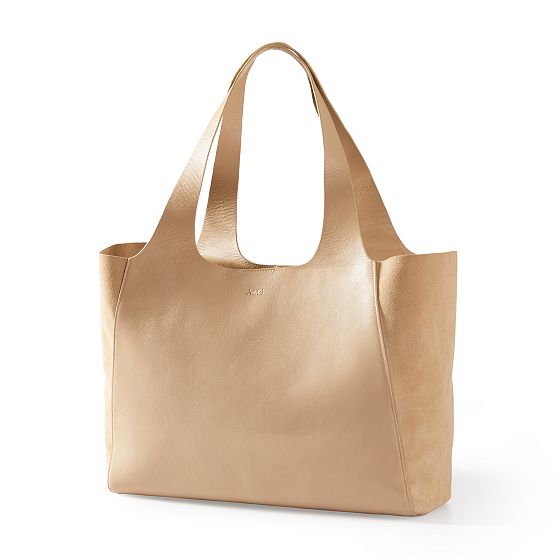 Sutton Everyday Leather and Suede Tote