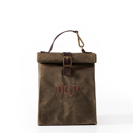 Waxed Canvas Lunch Cooler