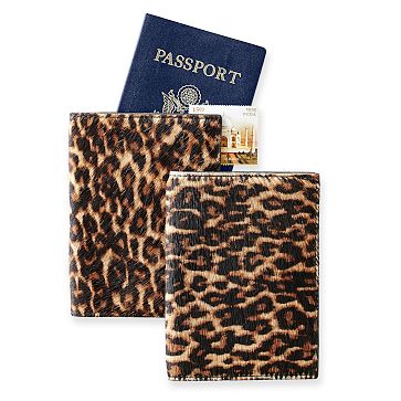 Leopard Passport Case
