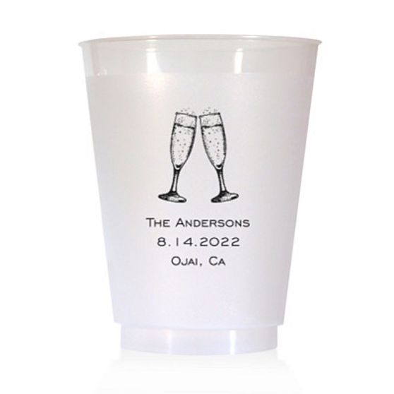 Plastic Party Cups, Set of 25