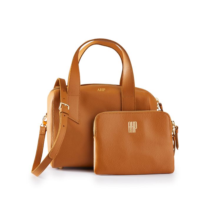 Everyday Italian Leather Crossbody &amp; Mini Pouch Gift Set