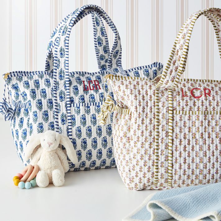 Block Print Diaper Bag