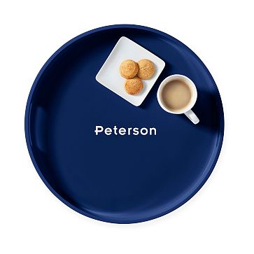 Lacquer Circle Serving Tray