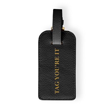 Signature Luggage Tag, Black