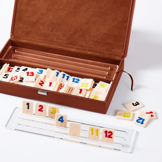 Rummy Tile Game Set (Camel)