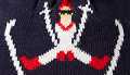 Jumping Skier Navy