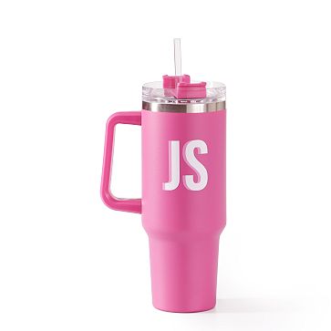 Insulated 40 oz. Tumbler, Printed, Pink
