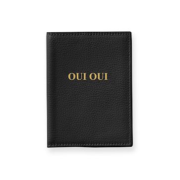 Signature Passport Case, Black