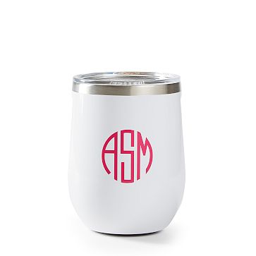 Corkcicle Stemless Wine Cup, 12oz, White