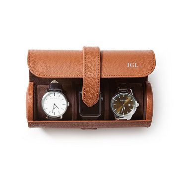 Travel Watch Roll, Camel