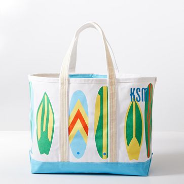 Malibu Surf Canvas Tote Bag