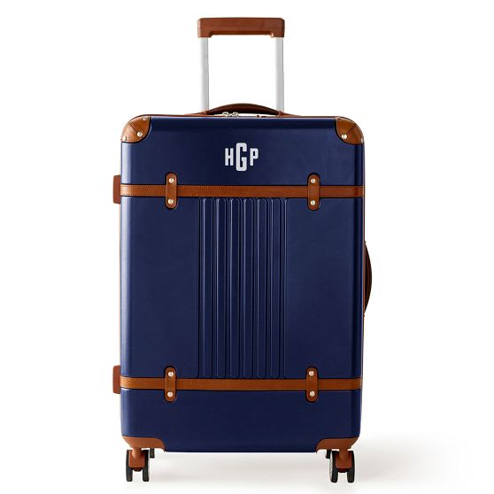Terminal 1 Checked Luggage - Standard - Navy/Brown