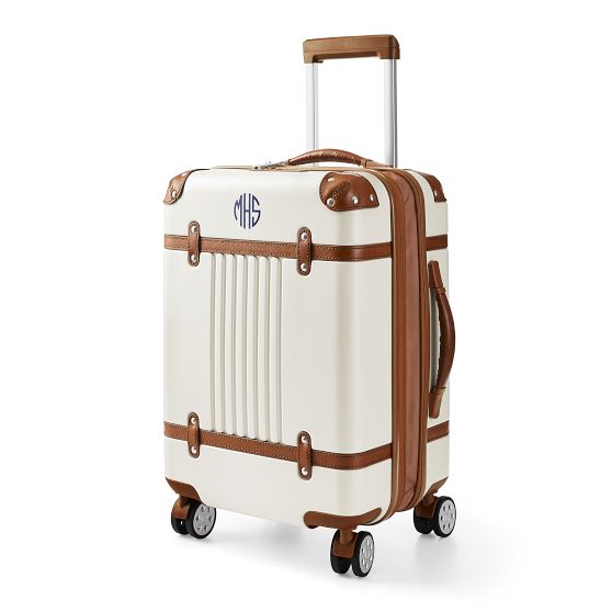Terminal 1 Carry-On Luggage - White/Brown