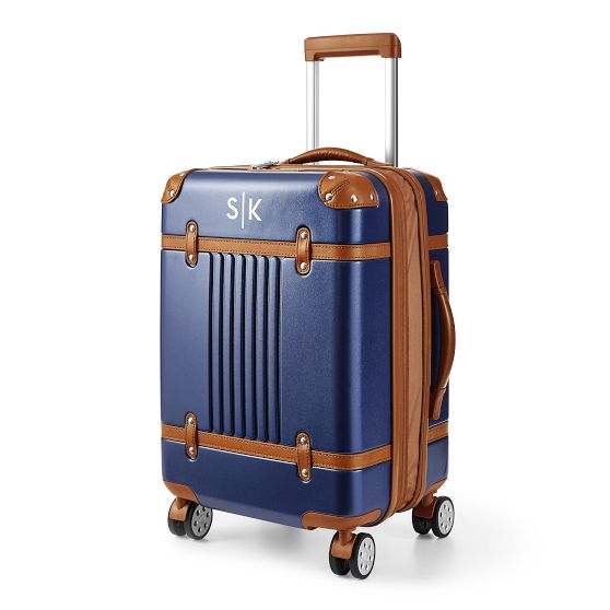 Terminal 1 Carry-On Luggage - Navy/Brown