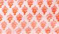 Pink-Orange Block Print