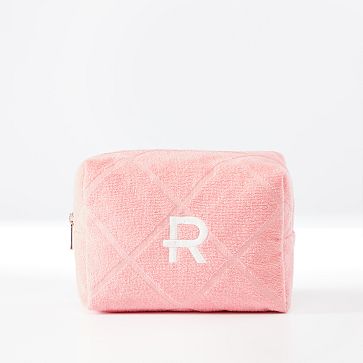 Terry Cosmetic Pouch, Pink