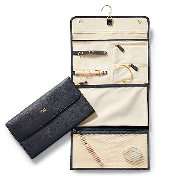Hanging Jewelry Cosmetic Organizer Navy