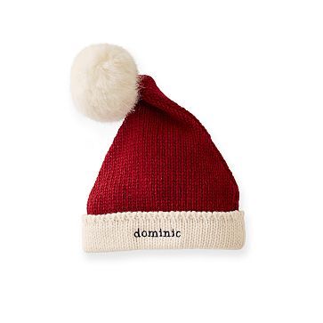 Floppy Knit Santa Hat, Kids, Red