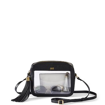 Build Your Clear Crossbody Bag, Black
