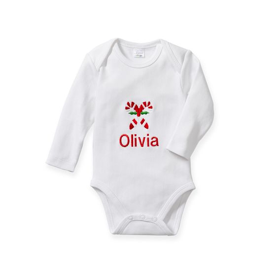 Baby Icon Onesie, Candy Cane, 3-6 Months