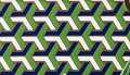 Kelly Green Navy Basketweave